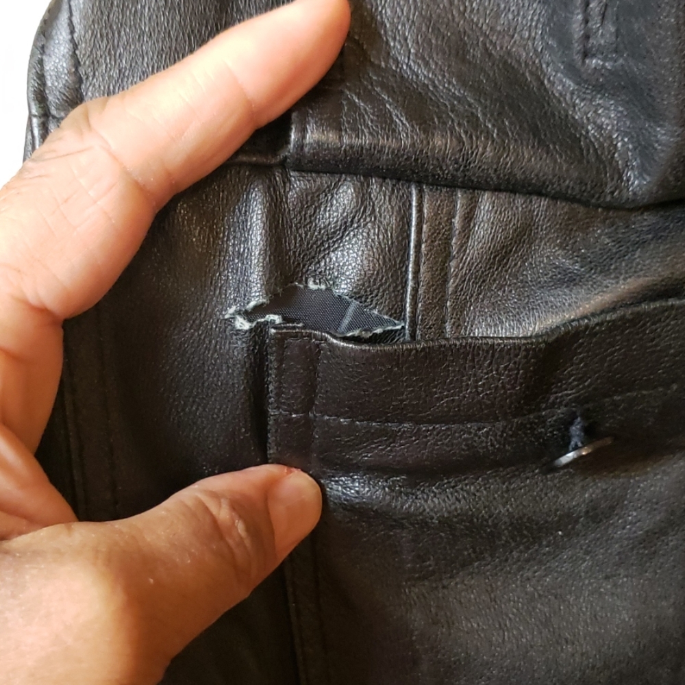 Men's leather jacket - Picture 5 of 7